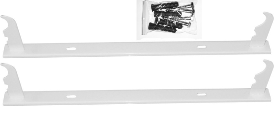 Steel Cast Iron Radiator Wall Brackets 2PC/Set White