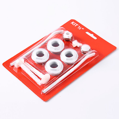 1/2" 11 Elements Radiator Core Support Mounting Kit White For Hotel