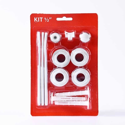 13 Element Radiator Support Mounting Kit 1×1/2" 1×3/4" packed in a blister set