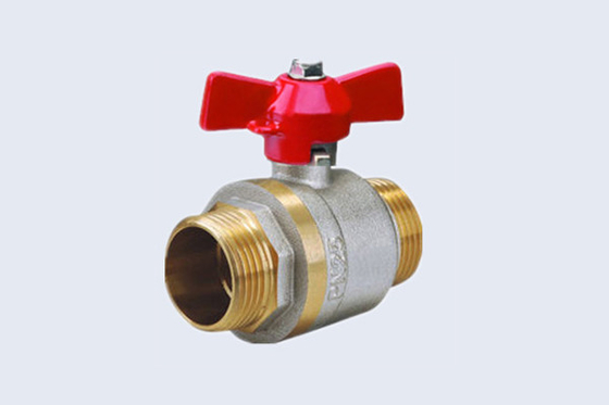 Male X Male Brass Ball Valve 3.0Mpa Full Bore