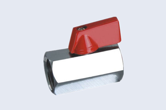 Chrome Plated Mini Brass Valve 1/4 Inch - 3/4 Inch