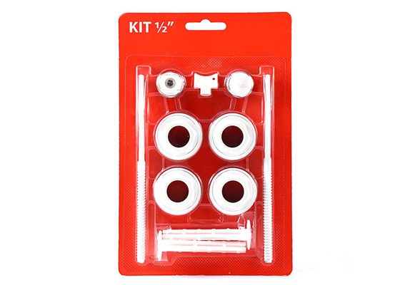 1/2 inch Set of Aluminium Radiator Accessories Kits with 2 brackets Packed in a Blister for Radiator
