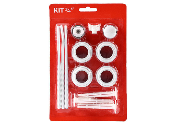 13 Element Radiator Support Mounting Kit 1×1/2" 1×3/4" packed in a blister set