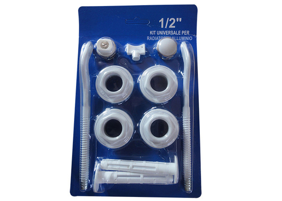 11 Elements House Heating Aluminium Radiator Fitting Radiator Hose Set