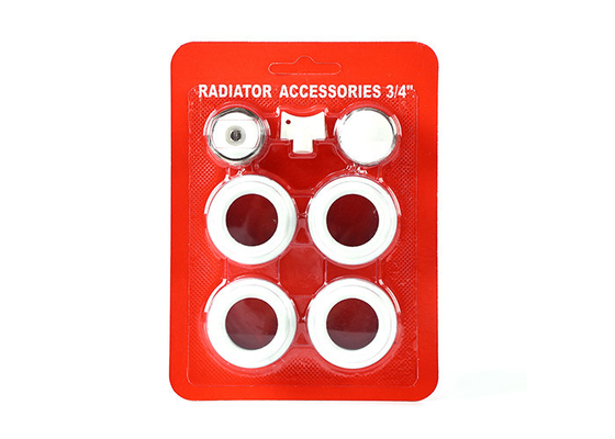 1/2'' 3/4'' 7 In Universal Aluminium Radiator Accessories Kit For Mounting Radiator