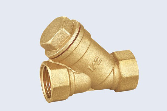 1/2"- 4" Brass Fittings Y Strainer Filter Valve Office Building Usage