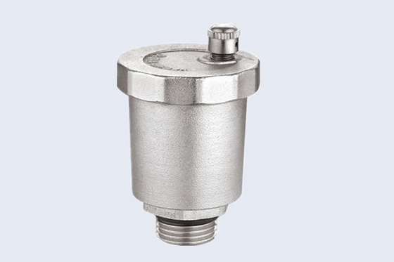 1/2 Inch Nickel Plated Brass Air Vent Valve Brass Pressure Relief Valve