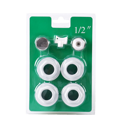 7 Elements 1/2" Heating Radiator Accessories White For Hotel