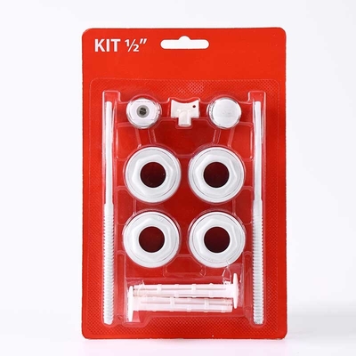Apartment Custom Radiator Kit 1/2" 11 Elements Aluminum Radiator Mounting Kit