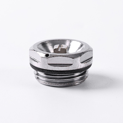 High Pressure Radiator Air Vent Valve Iron / Copper Material